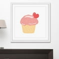 thumbnail image 2 of Marmont Hill 'Cupcake Heart' by Diana Alcala Framed Painting Print, 2 of 2