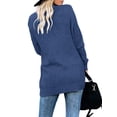 thumbnail image 4 of FASHIONWT Women Curved Long Sleeve Casual Knitted Sweater Cardigan, 4 of 5