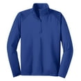 thumbnail image 5 of Sport-Tek Tall Sport Wick Stretch 1/2 Zip Pullover-XLT (True Royal), 5 of 6