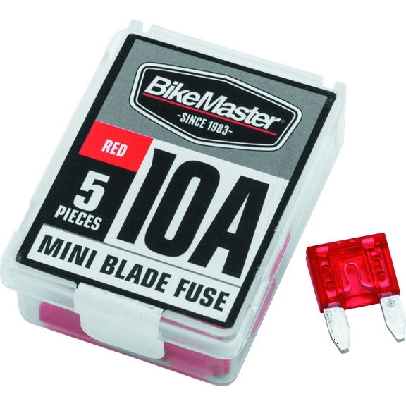 Bikemaster 30-Ba10 Mini Blade Fuse - 10 Amp Red