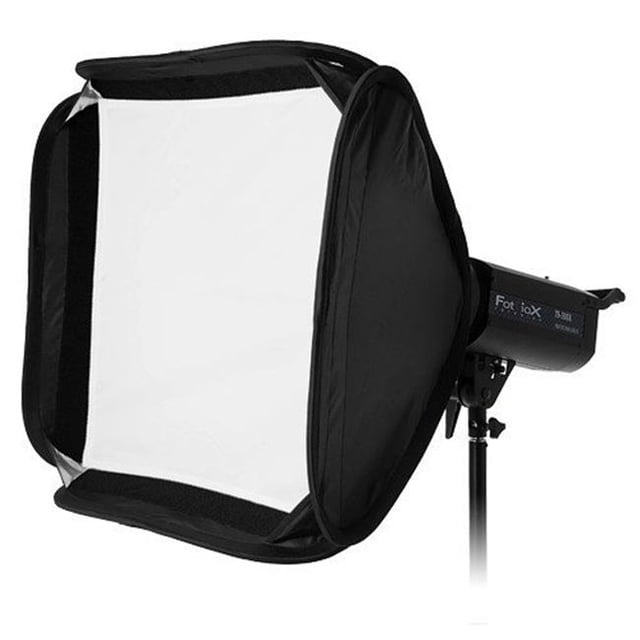 Fotodiox SB-Fldbl-20x20-MultiV 20 x 20 in. Pro Foldable Softbox Plus Grid with Multiblitz V Speedring for Multiblitz V, Varilux & Compatible Strobes
