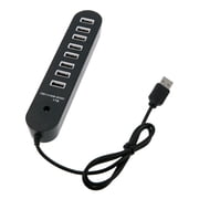 Ax Gear 8-Ports High Speed Splitter Extender Built-In USB Cable 2.0 Hub
