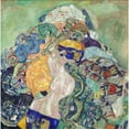thumbnail image 2 of Gustav Klimt 12x12 Gold Ornate Wood Frame and Double Matted Museum Art Print Titled - Baby (Cradle) (1917-1918), 2 of 4