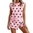 thumbnail image 2 of LEWKW Workout Sets for Women 2 Piece Activewear Sleeveless Top & Slit Skort Skirts Tennis Golf Gym Running Athletic Sporty Casual Matching Outfits, 2 of 6