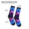 thumbnail image 3 of Athletic Socks Galaxy Sport Running Calf Socks Crew Socks for Men Women, 3 of 7