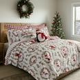 thumbnail image 3 of Levtex Home - Pine & Plaid - Euro Sham Set of 2 - Plaid - Red and White - (26x26in.), No Insert - Reversible - Polyester, 3 of 4
