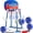 Blue, variant on 2 in 1 Pool Basketball Hoop, Floating Pool Toys with 4 Balls & 12 Ring Toss Game for Kids Ages 4-8 8-12, Outdoor Swimming Water Basketball for Poolside Family Party for Adults Kids 3-12