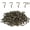 100PCS-Bronze-0.5 in, variant on 1/2 Inch Small Screw Hooks, Mini Metal Twist in Hooks, Black, 100 Pcs