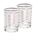 thumbnail image 4 of Vaso Medi de Vidrio Vaso de Transparente para Café , ROJO Macarena Jarras medidoras, 4 of 8