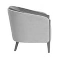 thumbnail image 3 of Sunpan Barry 17.50" Modern Fabric and Wood Lounge Chair in Antonio Charcoal, 3 of 4