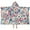 Pioneer Flower Floral-2, variant on Pioneer Flower Floral Print Pattern Hooded Bath Towel，50"x30" for Ages 3 To 12 Kids, Quick Dry Lightweight Soft Microfiber Hood Beach Towel Cover Up for Kids
