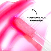(2 pack) Hard Candy Glosstopia Lip Gloss, High-Shine Hydrating, Hyaluronic Acid, No Photos Please, Light Pink
