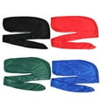 thumbnail image 4 of LEORX Breathable Do Rags for Men Polyester Head Wrap Hat 11.8x9.8x0.1in Hair Protection, 4 of 8