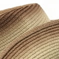 thumbnail image 5 of Straw Cowboy Hat - Wide Brim Sun Hat for Men and Women, with Chin Strap, Bull Head Band Decoration, Adjustable Brim, for Travel and, 5 of 8
