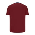 thumbnail image 3 of ZCFZJW Men's Henley Shirts Lightweight Quick Dry Summer Short Sleeve Muscle Fit Shirts Vintage Casual Solid Color Button V Neck T-Shirts for Men Wine S, 3 of 4