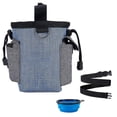 thumbnail image 2 of Bolsa de golosinas para perros Bolsa de entrenamiento para perros con correa para el hombro en la cintura, dispensador de bolsas para excrementos y tazón plegable Bolsa de entrenamiento para golo, 2 of 5