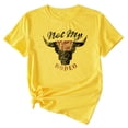 thumbnail image 2 of Anbech 80s RODEO T-Shirt for Women Vintage Not My First RODEO Graphic Western Cowboy Short Sleeve Tee Tops with Crew Neck, 2 of 3