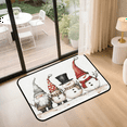 thumbnail image 2 of CURLYOOT Merry Christmas Winter Snowman Indoor Doormat, Non-Slip Absorbent Door Mat 24" x 16", Entrance Floor Mat Washable Entry Doormats for Entryway Front Back Door, 2 of 8