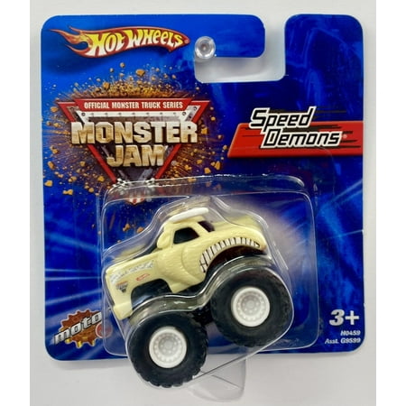 Hot Wheels Monster Jam BULLDOZER Speed Demons Collectible Truck (Cream)