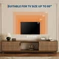 thumbnail image 2 of Fluted TV Stands for TVs Up to 80 Inches, Mid Century Modern Entertainment Center with Open Storage Compartments,Media TV Consoles 70" Long Wooden TV Console, 2 of 7