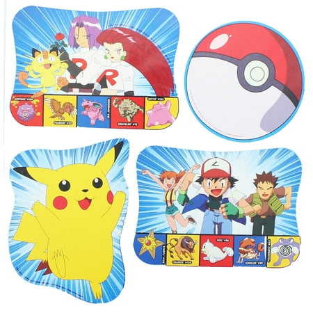 4 Pokemon  Pikachu Print Decorations  Party  Supplies  