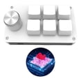 thumbnail image 4 of intercambiable en caliente, 6 tecla duradero, compacto, de seis tecla tecla de DIY con perilla perfke  Teclado para juegos con cable, 4 of 5