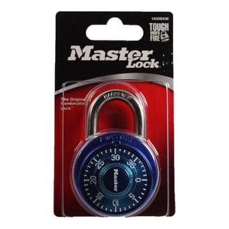 Master Lock 1535D Vertical Resettable Combination Padlock – 1-1/2" Metal Body, Assorted Colors