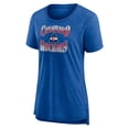 thumbnail image 2 of Women's Blue CO Rockies Crash the Net Tri-Blend T-Shirt, 2 of 3