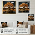 thumbnail image 4 of Designart "Expressive Bonsai Peace I" Tree Bonsai Canvas Art Print, 4 of 7