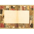 thumbnail image 1 of Ahgly Company Indoor Rectangle Solid Brown Modern Area Rugs, 5' x 7', 1 of 4