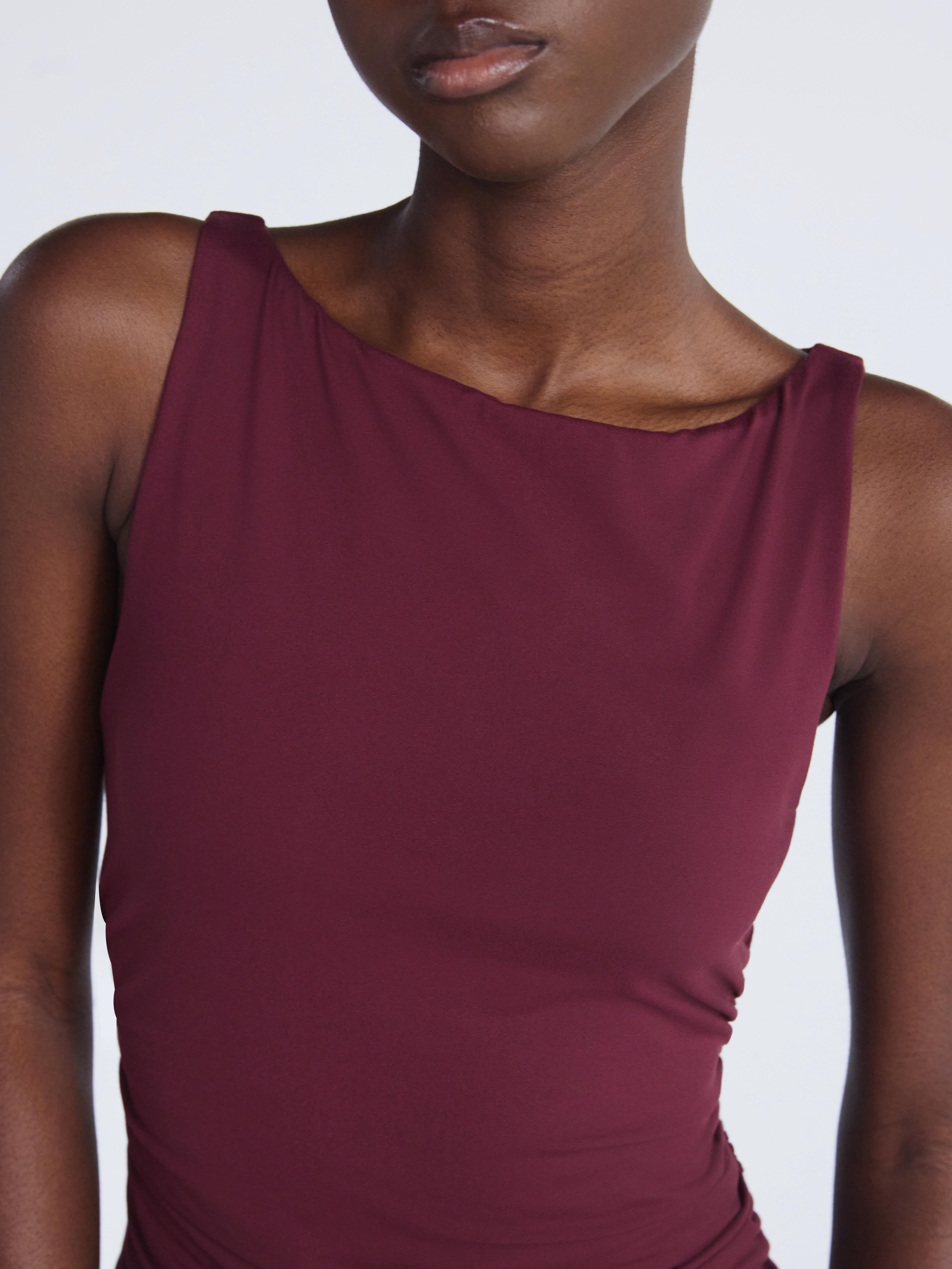 Scoop Women's Sleeveless Contour Midi Dress, Sizes XS-XXL