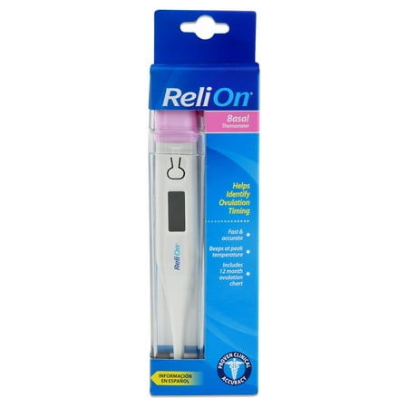 ReliOn Basal Thermometer (Best Way To Measure Basal Body Temperature)