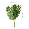 thumbnail image 5 of SEWCHICS Green Artificial Willow Leaf Stems for Home and Office Decor, Realistic Faux Plant Branches, Floral Craft Supplies, 5 of 8