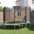 thumbnail image 5 of Lacoo 12 FT Patio Trampoline Outdoor Jumping Trampoline with Safety Enclosure, Green, 5 of 7