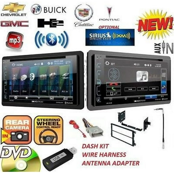 GMC SIERRA TRUCK & SAVANA VAN Dvd Bluetooth CAR Radio Stereo OPTIONAL SIRIUSXM