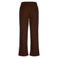 thumbnail image 4 of OGLCCG Mens Cotton Linen Pants Casual Elastic Waist Drawstring Summer Beach Yoga Trousers with Pockets Lightweight Loose Fit Baggy Long Pants, 4 of 8