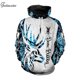 thumbnail image 2 of Sudaderas con capucha para hombre, suéter con capucha para pareja, chándal con gráfico de animales, ropa de calle para exteriores, otoño, 2 of 4