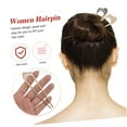 thumbnail image 3 of 4 Pcs Japanese Hair Pin Hair Clip for Women Hair Clips for Women Hair Accessories Hair Chopsticks French Hair Clips for Women Bridal Hairpin Metal Hair Fork Hair Stick Japan Prom, 3 of 5