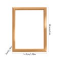 thumbnail image 3 of DPTALR Wooden Photo Frame Lightweight Wall Hanging And Desktop Photo Frame Suitable For Office And Home Decoration, 3 of 6