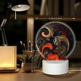 thumbnail image 6 of Balery Fiery Floral Pattern Pattern Acrylic Night Light Gift with 3 Color ModesTouch-Sensitive LED Lamp Perfect Gift for Mother's Day, Birthday, or Christmas, 6 of 9