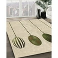 thumbnail image 2 of Ahgly Company Indoor Round Patterned Moccasin Beige Area Rugs, 4' Round, 2 of 6