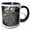 Black/White, variant on 3drose, Lichen on Boulders in the Mountains with Moss and a Barren Tree, 11oz Two-tone Green Mug