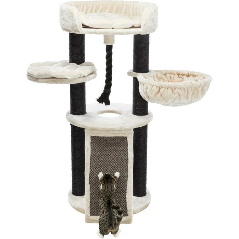 TRIXIE Bovina Plush Sisal 3-Level Cat Tree, Scratching