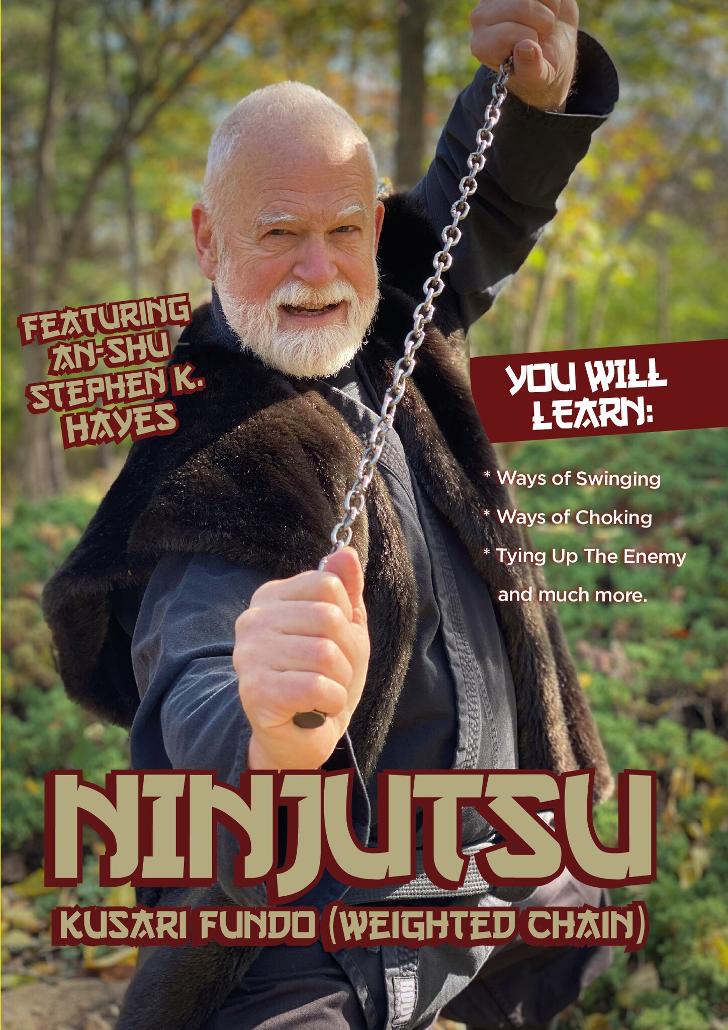 Ninjutsu Secrets of Kusari Fundo weighted chain DVD Stephen Hayes