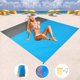 thumbnail image 1 of Esterilla de playa, manta de picnic de 210 x 200 cm, esterilla de picnic impermeable plegable portátil, resistente al agua con 4 estacas fijas para playa, camping, picnic, viajes, senderismo, parque ZefeiWu 8390606788979, 1 of 1