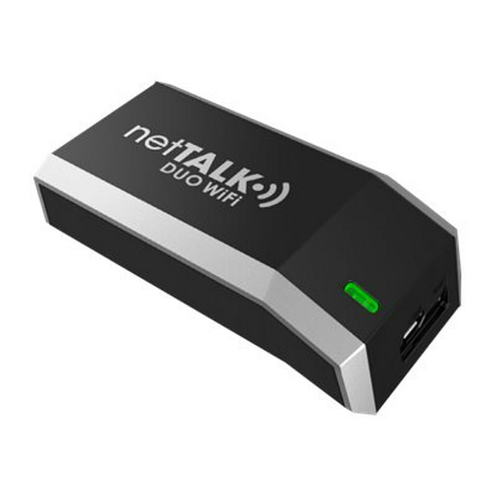 netTALK DUO WiFi VoIP phone adapter 10Mb LAN, USB WiFi netTALK