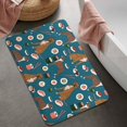 thumbnail image 2 of Boxer Dog Pitbull Terriers Dog and Sushi Bathroom Rugs Mat,Non Slip Microfiber Bathroom Rug,Rubber Backing,Soft Bathroom Mats for Bathroom Floor,Tub and Shower,20x32in(50x80cm), 2 of 5