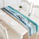thumbnail image 1 of ABPHQTO Ocean Wave Sea Storm Camino de mesa Mantel 40x180 cm Summer Sandy Beach Mantel para oficina Cocina Comedor Wedding Party HomeDecor, 1 of 3