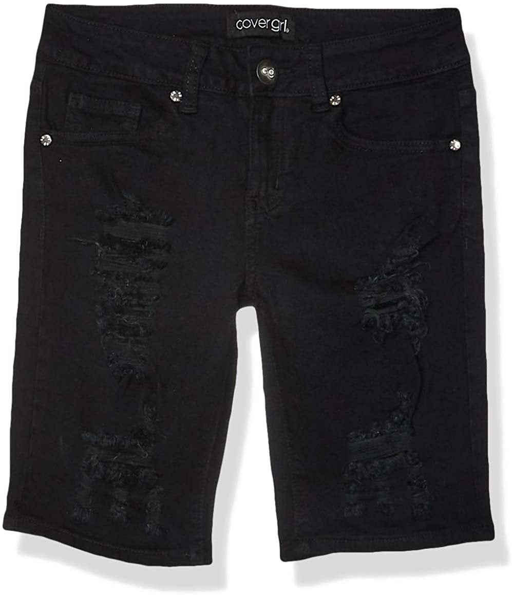 Cover Girl Ripped Bermuda Shorts 