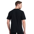 thumbnail image 3 of SCHIESSER Camiseta americana para hombres, paquete de 2 - 1/2 manga, camiseta interior, cuello en V Negro 3XL (3X-Large), 3 of 4